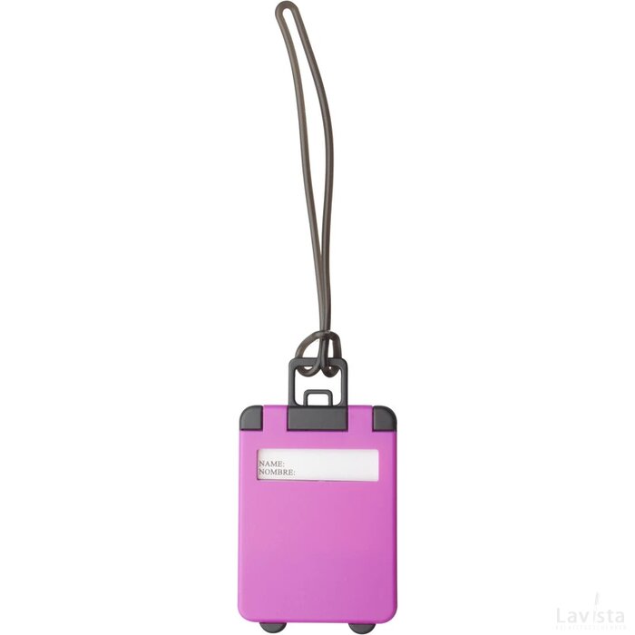 Glasgow Kofferlabel Roze