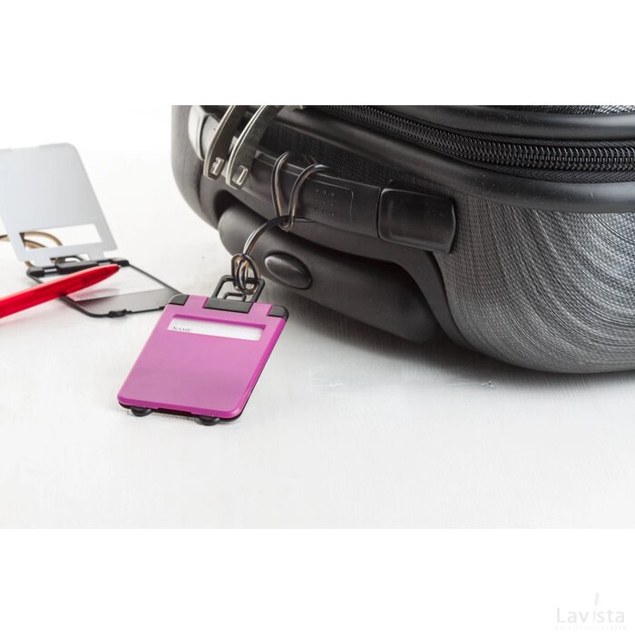 Glasgow Kofferlabel Roze