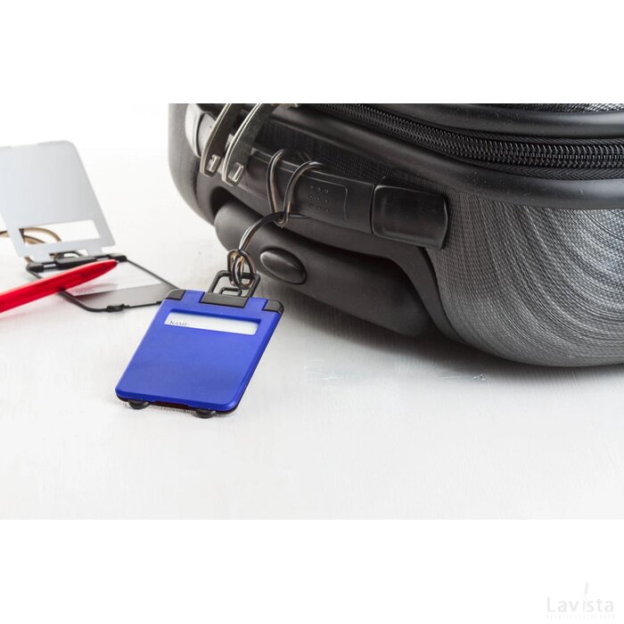 Glasgow Kofferlabel (Kobalt) Blauw