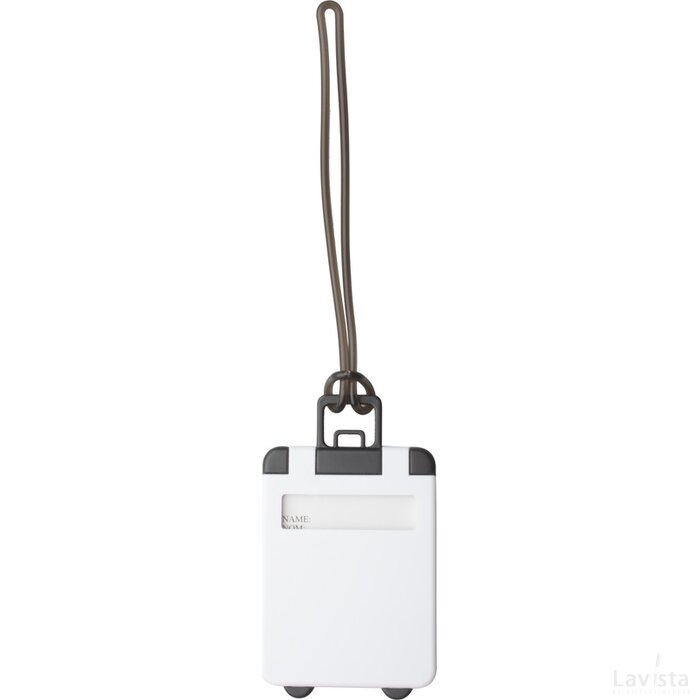 Glasgow Kofferlabel Wit