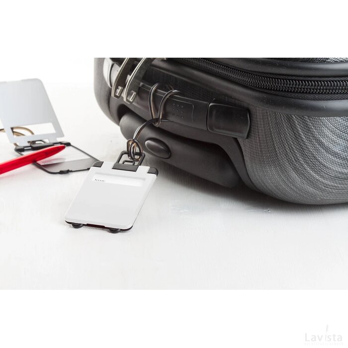 Glasgow Kofferlabel Wit