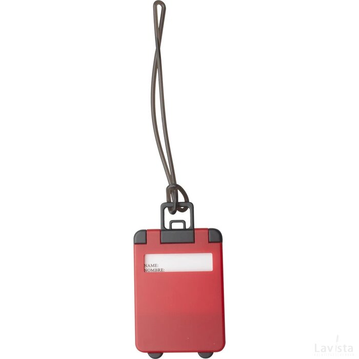 Glasgow Kofferlabel Rood