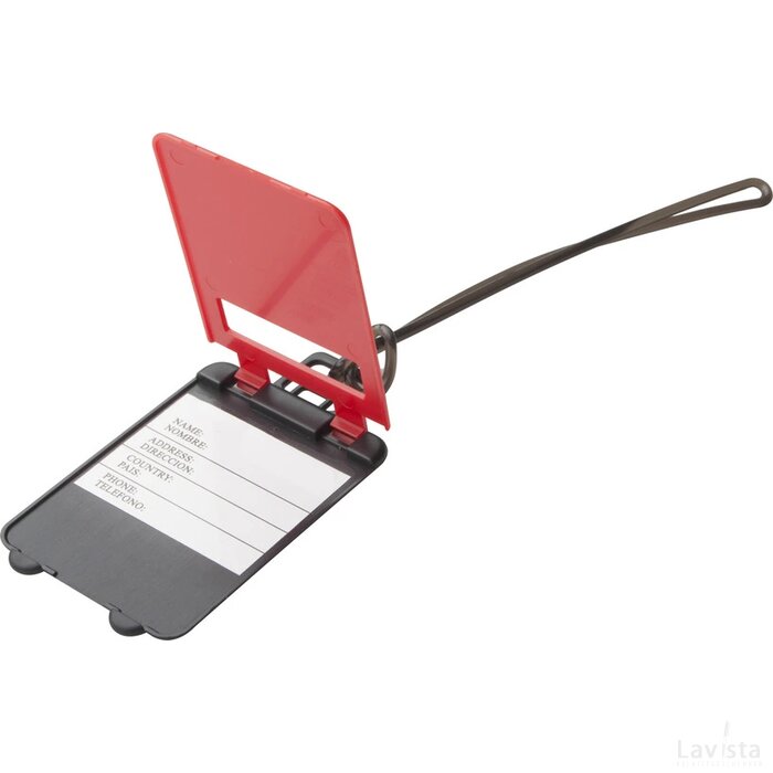 Glasgow Kofferlabel Rood