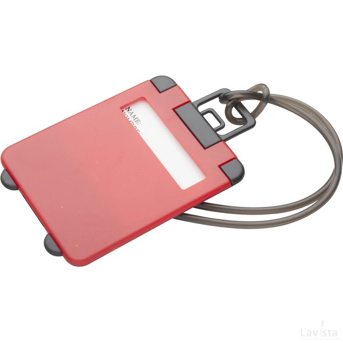 Glasgow Kofferlabel Rood