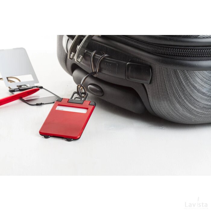 Glasgow Kofferlabel Rood