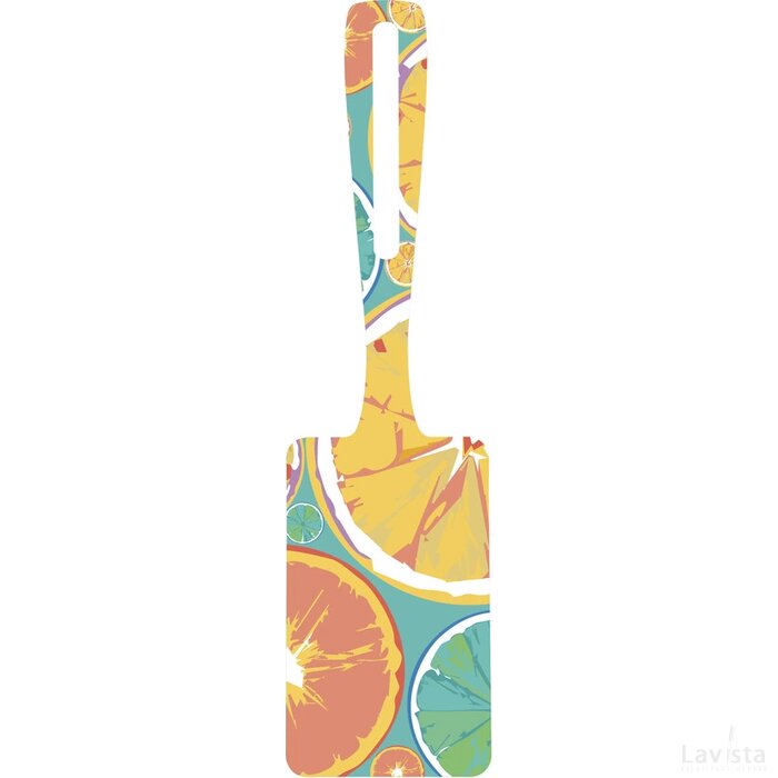 London Custom Made Kofferlabel Wit