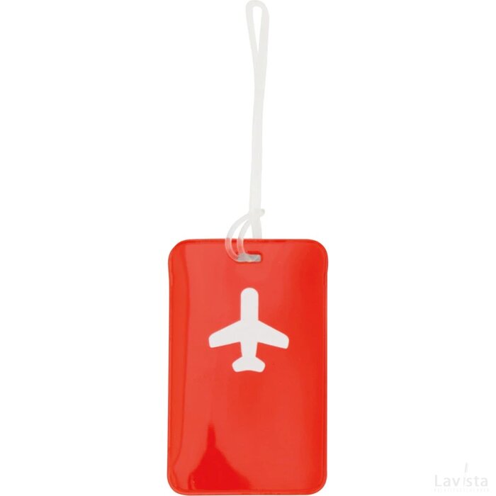 Raner Bagage Label Rood