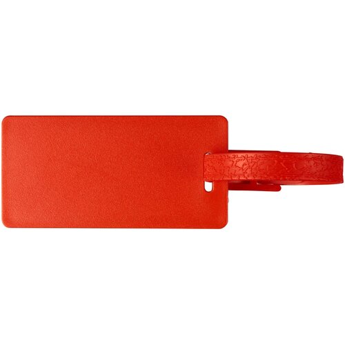 River window bagagelabel met venster Rood