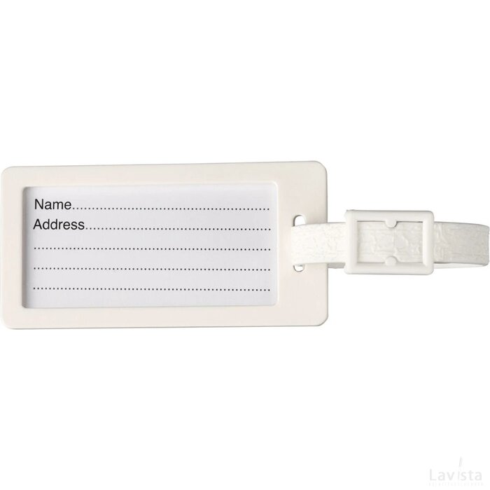 River window bagagelabel met venster Wit