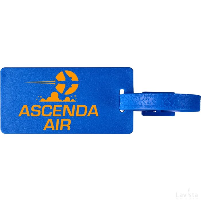 River window bagagelabel met venster blauw Blauw