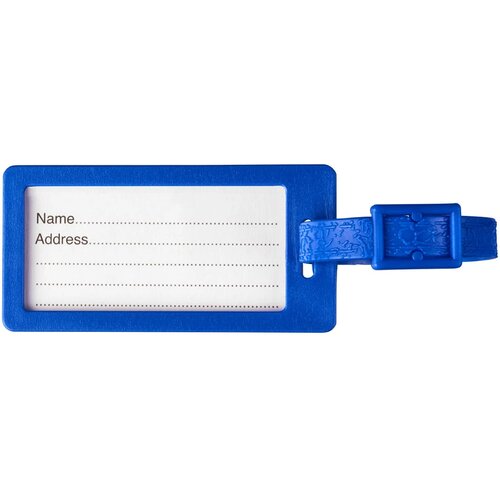 River window bagagelabel met venster blauw Blauw