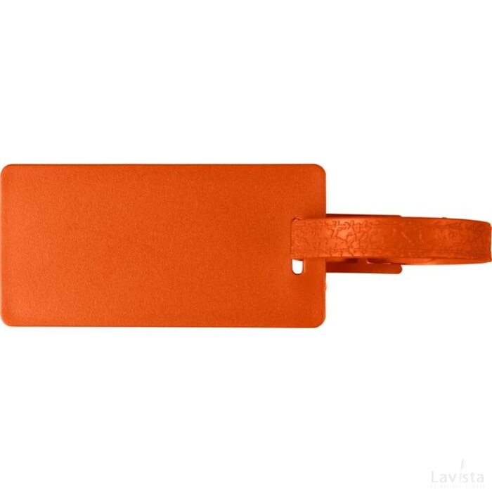 River window bagagelabel met venster Oranje