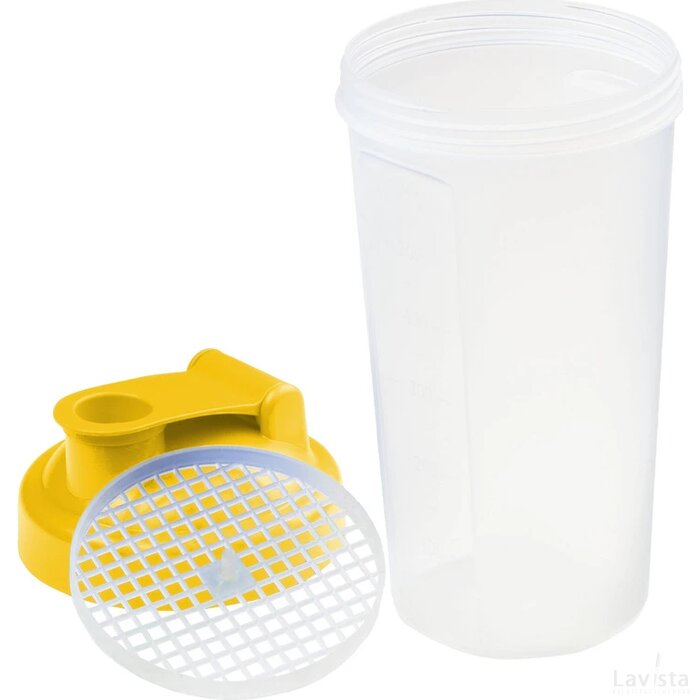 Shaker Proteïn Drinkbeker Geel