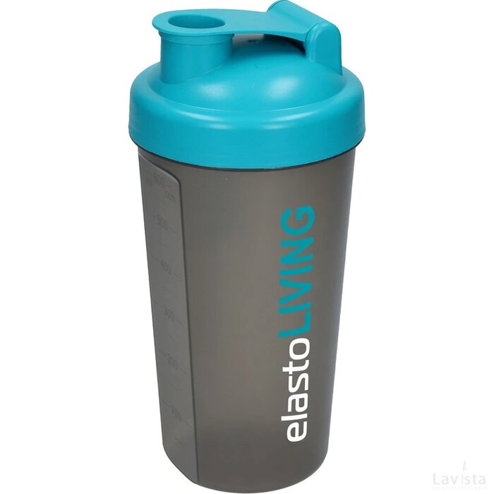 Shaker Proteïn Drinkbeker Turquoise/Grijs