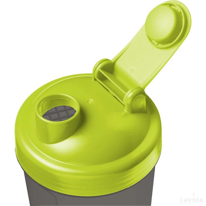 Shaker Proteïn Drinkbeker Limegroen/Grijs