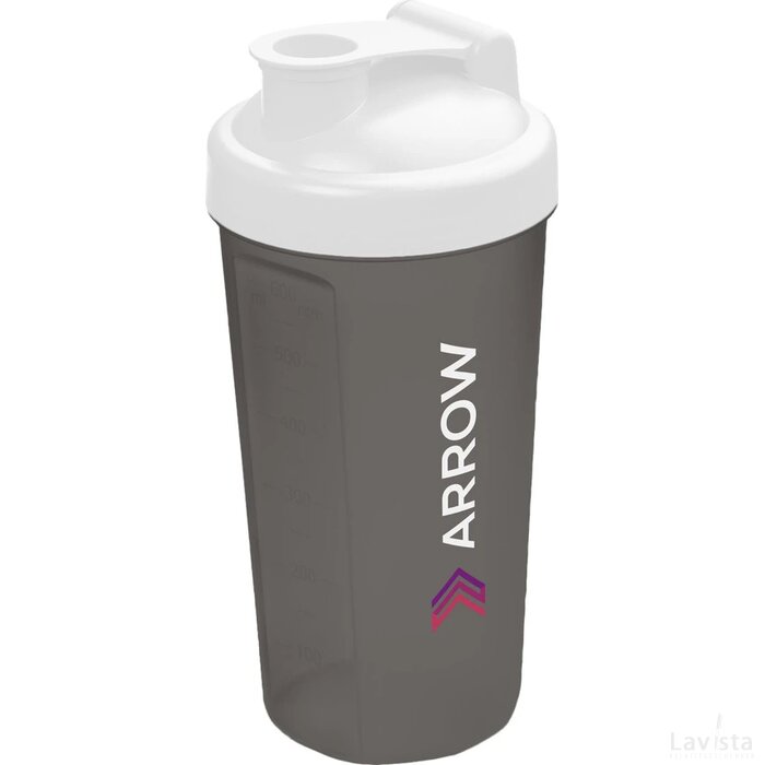 Shaker Proteïn Drinkbeker Wit/Grijs
