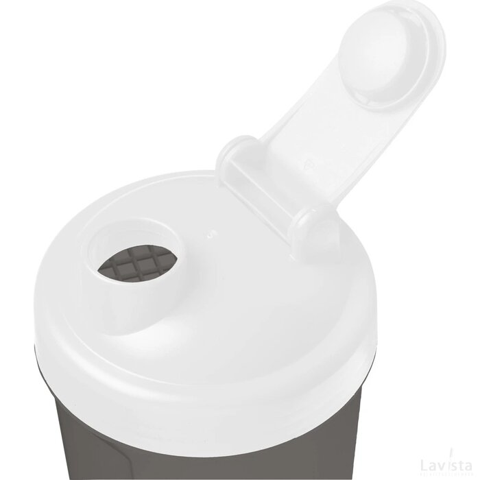 Shaker Proteïn Drinkbeker Wit/Grijs