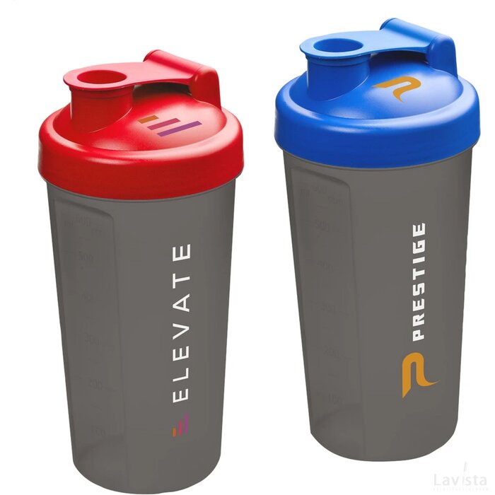 Shaker Proteïn Drinkbeker Blauw/Grijs