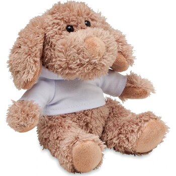 Pluchen hond Doggy wit Pluchen hond Doggy wit