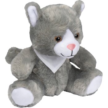 Pluche beestje Kat grijs silvergrey Pluche beestje Kat grijs silvergrey
