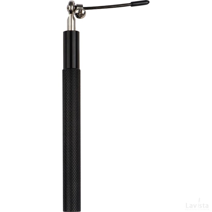Springtouw met metalen grepen zwart