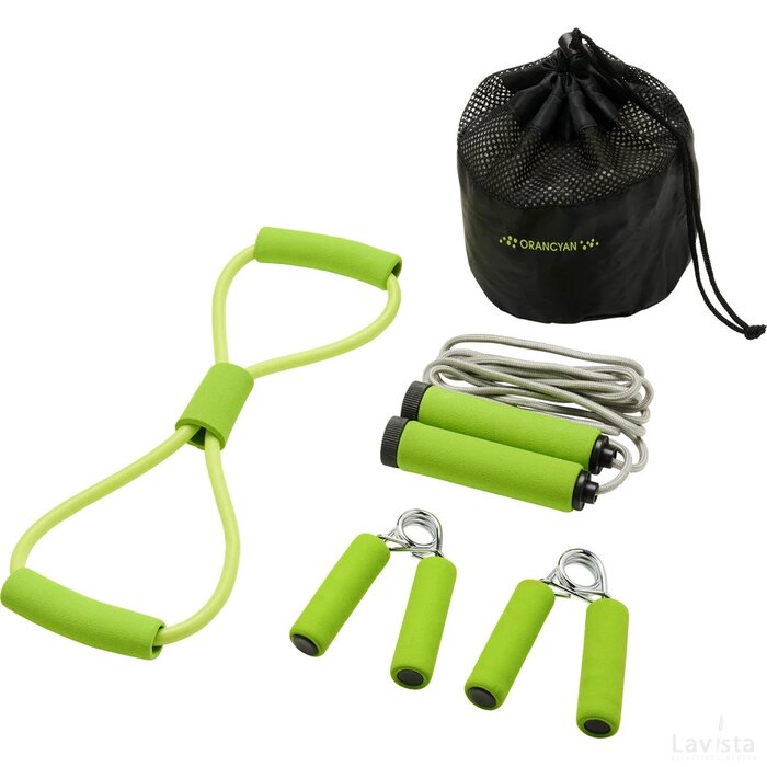 Dwayne fitnessset Lime