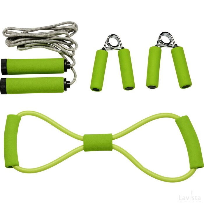 Dwayne fitnessset Lime