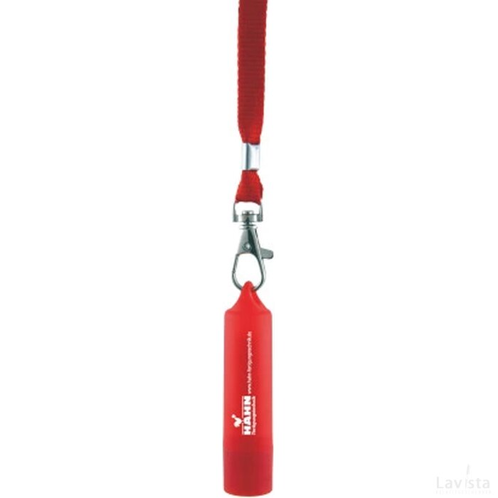 Lippenbalsem lanyard rood