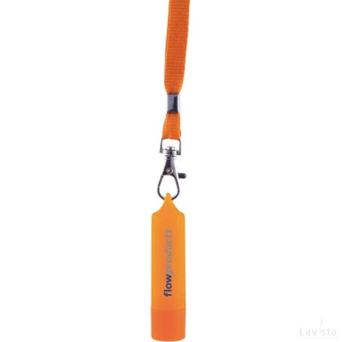 Lippenbalsem lanyard oranje