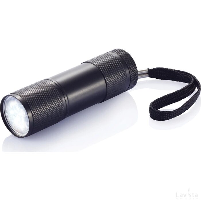 Quattro zaklamp zwart