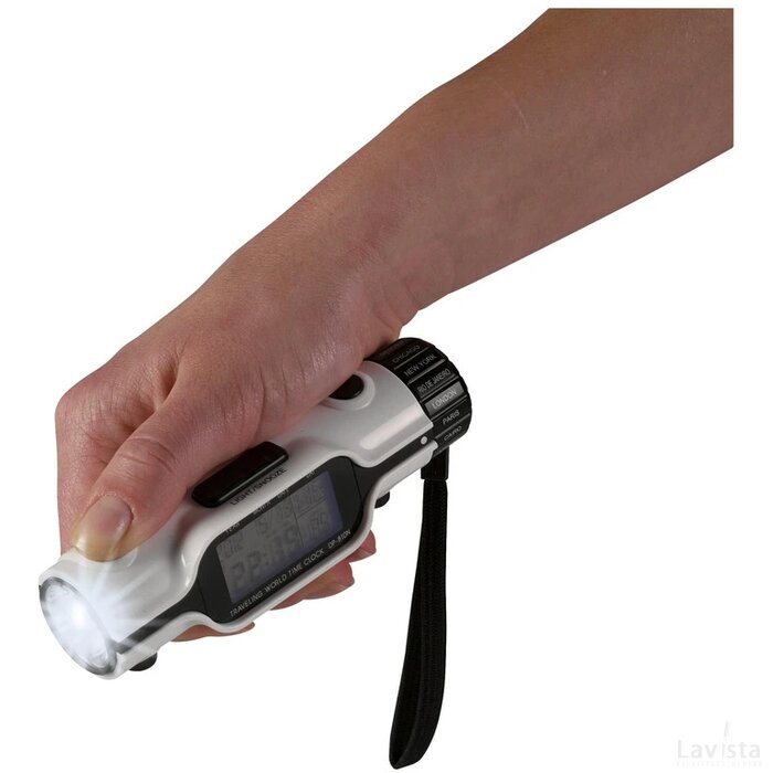 Traveltime 2-In-1 Zaklamp Wit