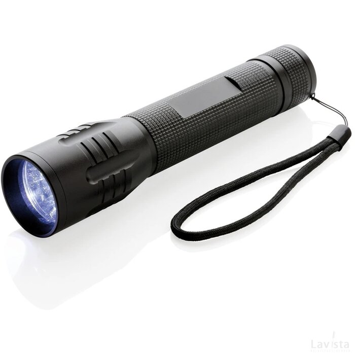 3W CREE zaklamp groot zwart
