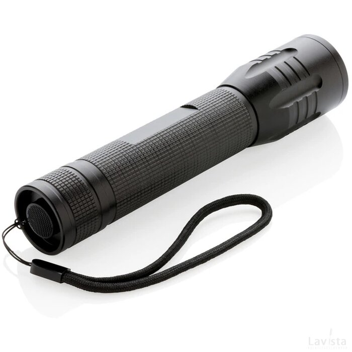 3W CREE zaklamp groot zwart