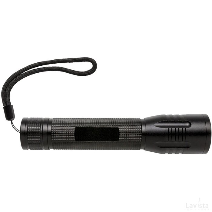 3W CREE zaklamp groot zwart