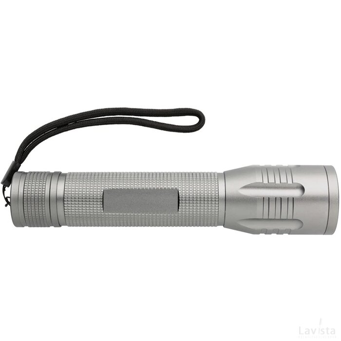 3W CREE zaklamp groot grijs, zwart