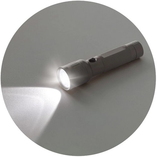 Survival zaklamp donker gun metal