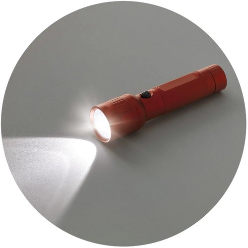 Survival zaklamp rood