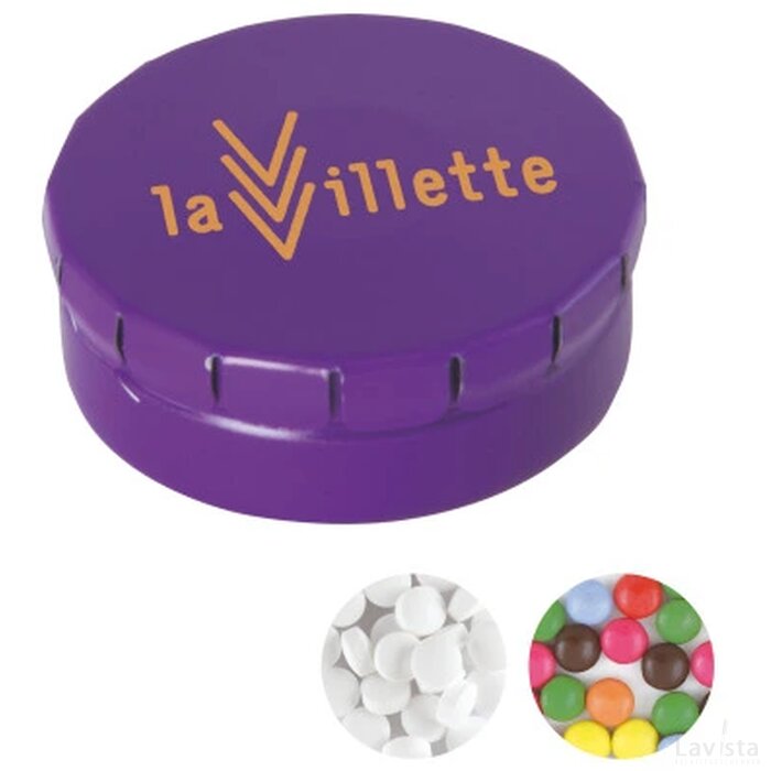 Click clack blikje bedrukken met logo