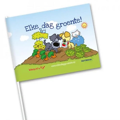 Vlaggetjes van papier Kleine oplage