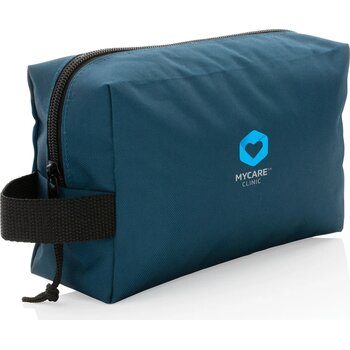 Impact AWARE™ basic RPET toilettas donkerblauw Impact AWARE™ basic RPET toilettas donkerblauw