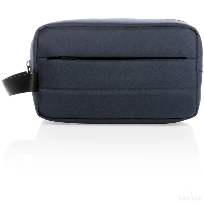 Impact AWARE™ RPET toilettas donkerblauw