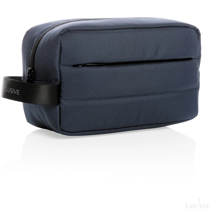 Impact AWARE™ RPET toilettas donkerblauw