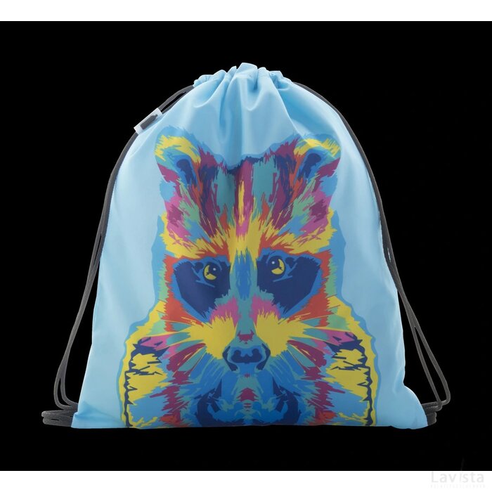 Creadraw Kids Rpet Custom Made Gemaakte Tas Met Trekkoordsluiting Voor Kinderen Zwart