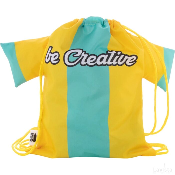 Creadraw T Kids Rpet Custom Made Trekkoord Tas Voor Kinderen Geel