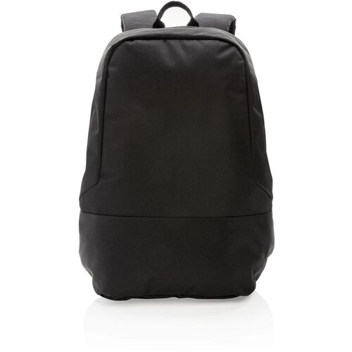 Standaard RFID anti-diefstal 15.6”laptop rugzak PVC-vrij zwart, zwart