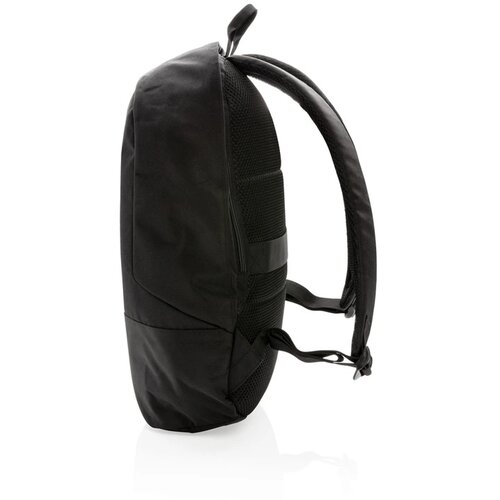 Standaard RFID anti-diefstal 15.6”laptop rugzak PVC-vrij zwart, zwart