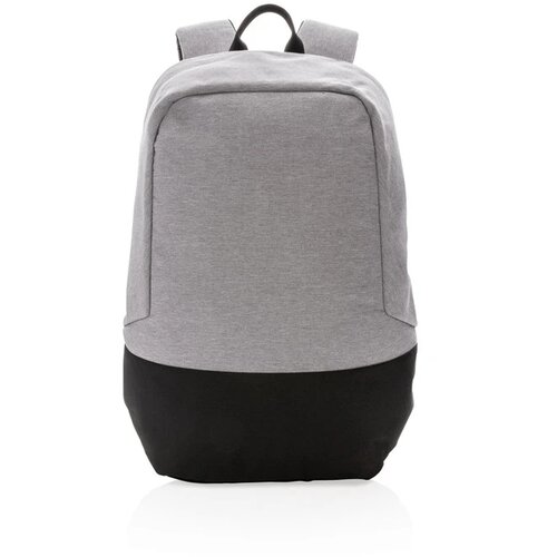 Standaard RFID anti-diefstal 15.6”laptop rugzak PVC-vrij grijs, zwart