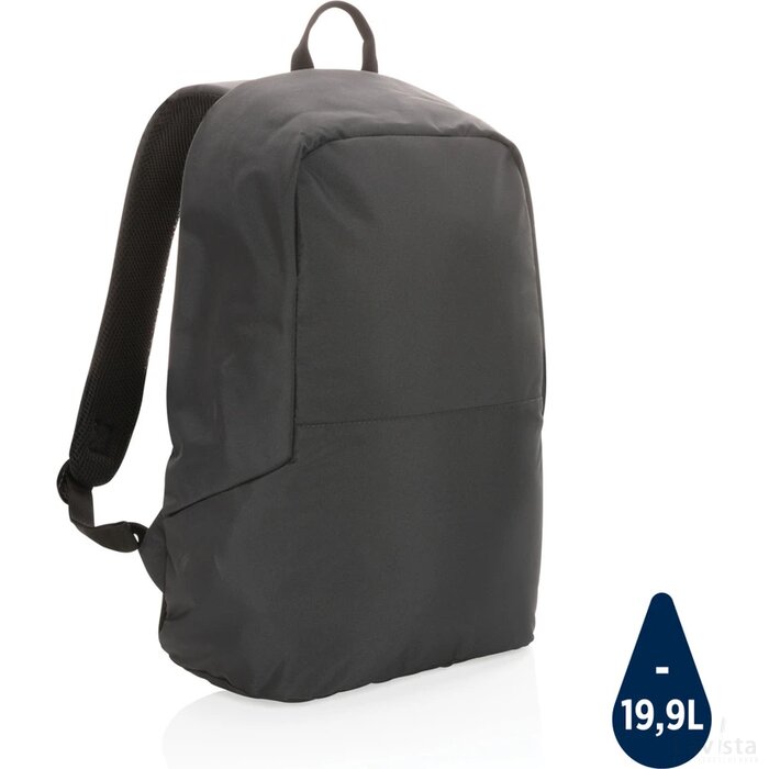 Impact AWARE™ RPET standaard anti-diefstal rugzak zwart