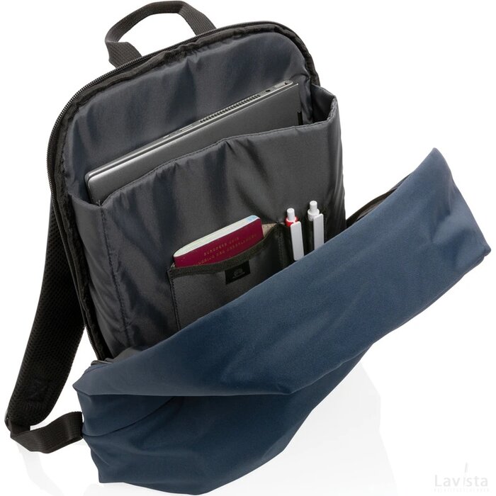 Impact AWARE™ RPET standaard anti-diefstal rugzak donkerblauw