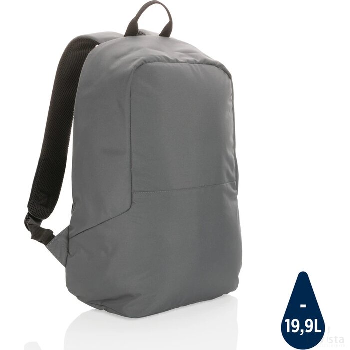 Impact AWARE™ RPET standaard anti-diefstal rugzak antraciet